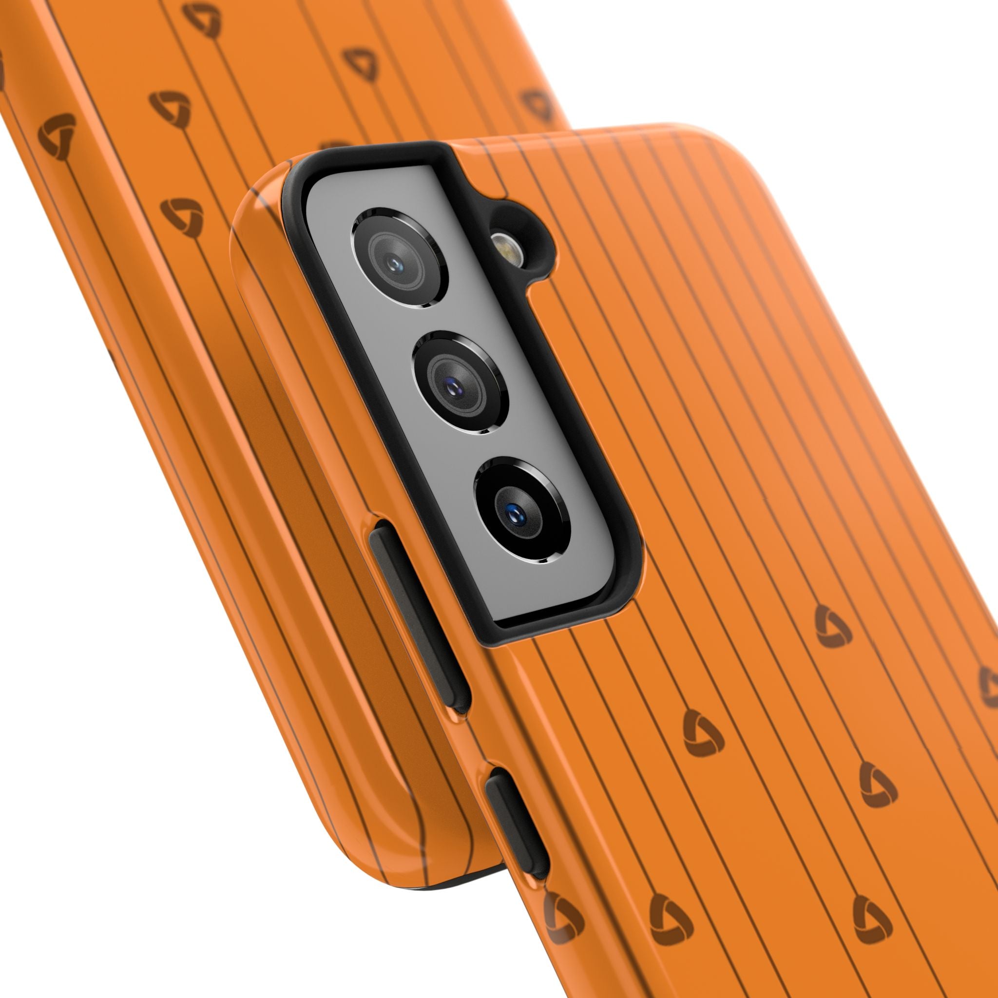 Phone Case — Orange Hanging Charm Pattern Tough Protective Case