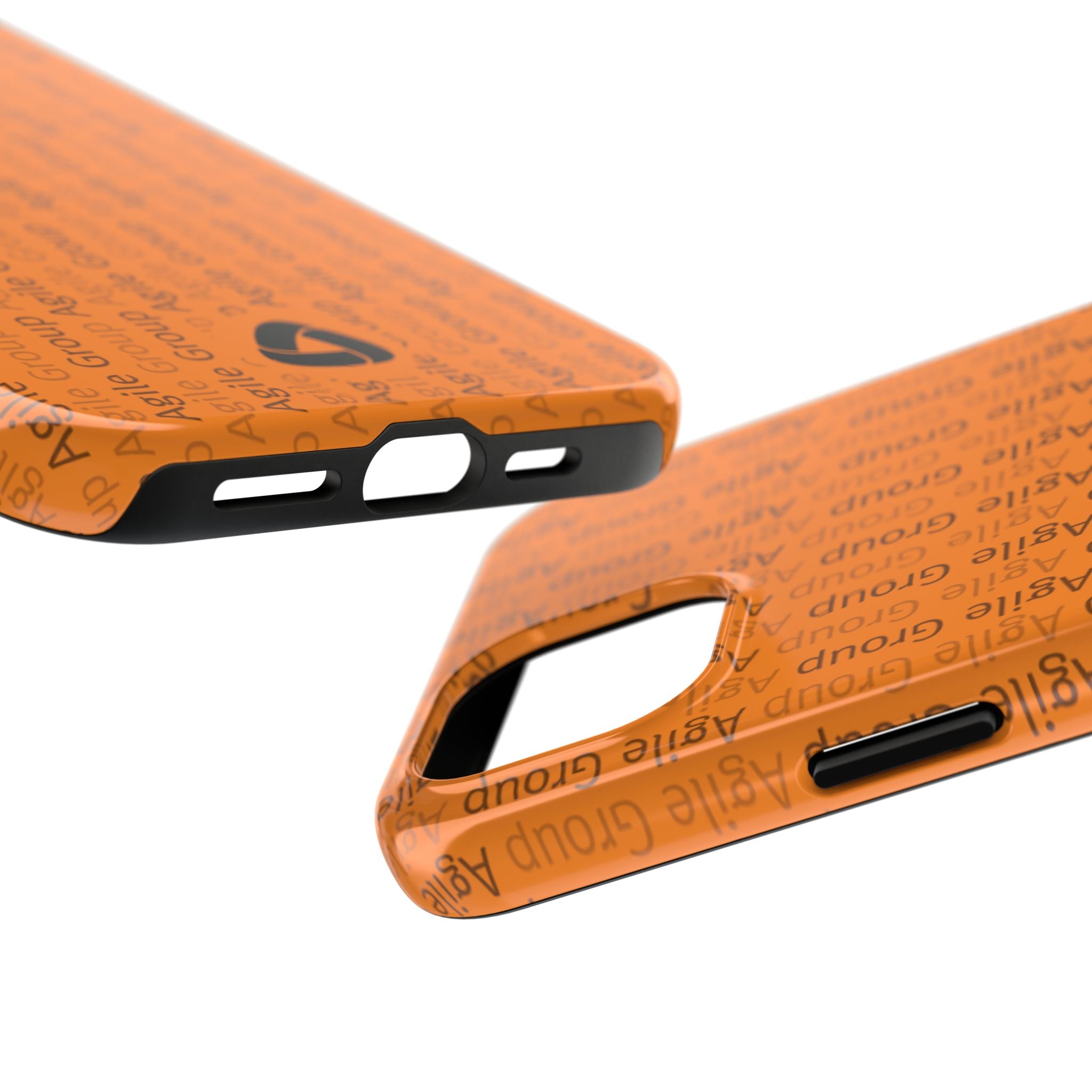 Tough Phone Case — Orange Branded 'Agile Group' Protective Cover
