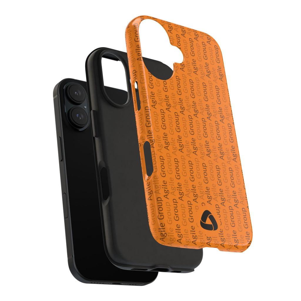 Tough Phone Case — Orange Branded 'Agile Group' Protective Cover