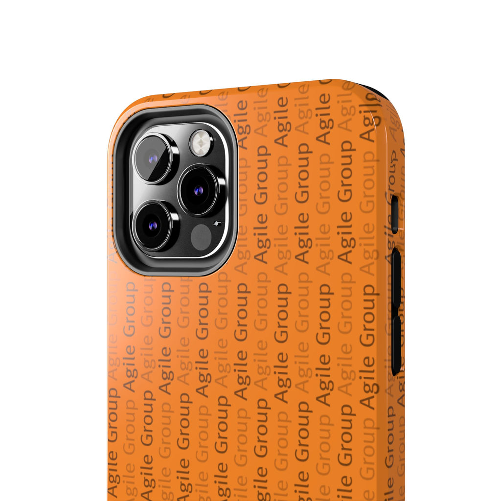 Tough Phone Case — Orange Branded 'Agile Group' Protective Cover