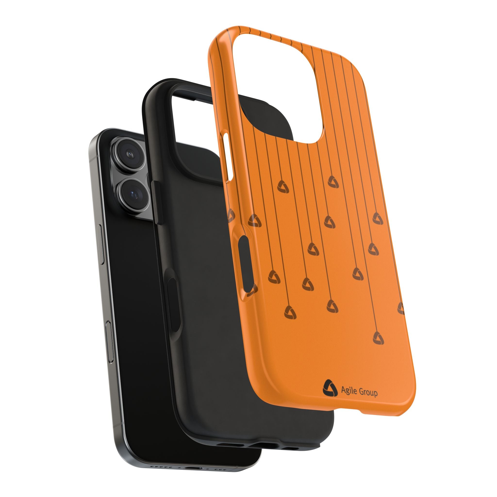Phone Case — Orange Hanging Charm Pattern Tough Protective Case