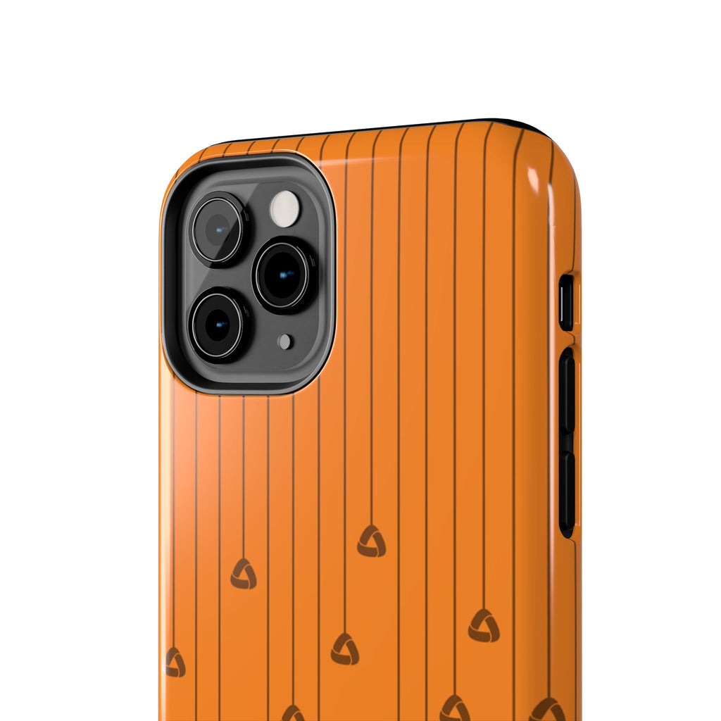 Phone Case — Orange Hanging Charm Pattern Tough Protective Case