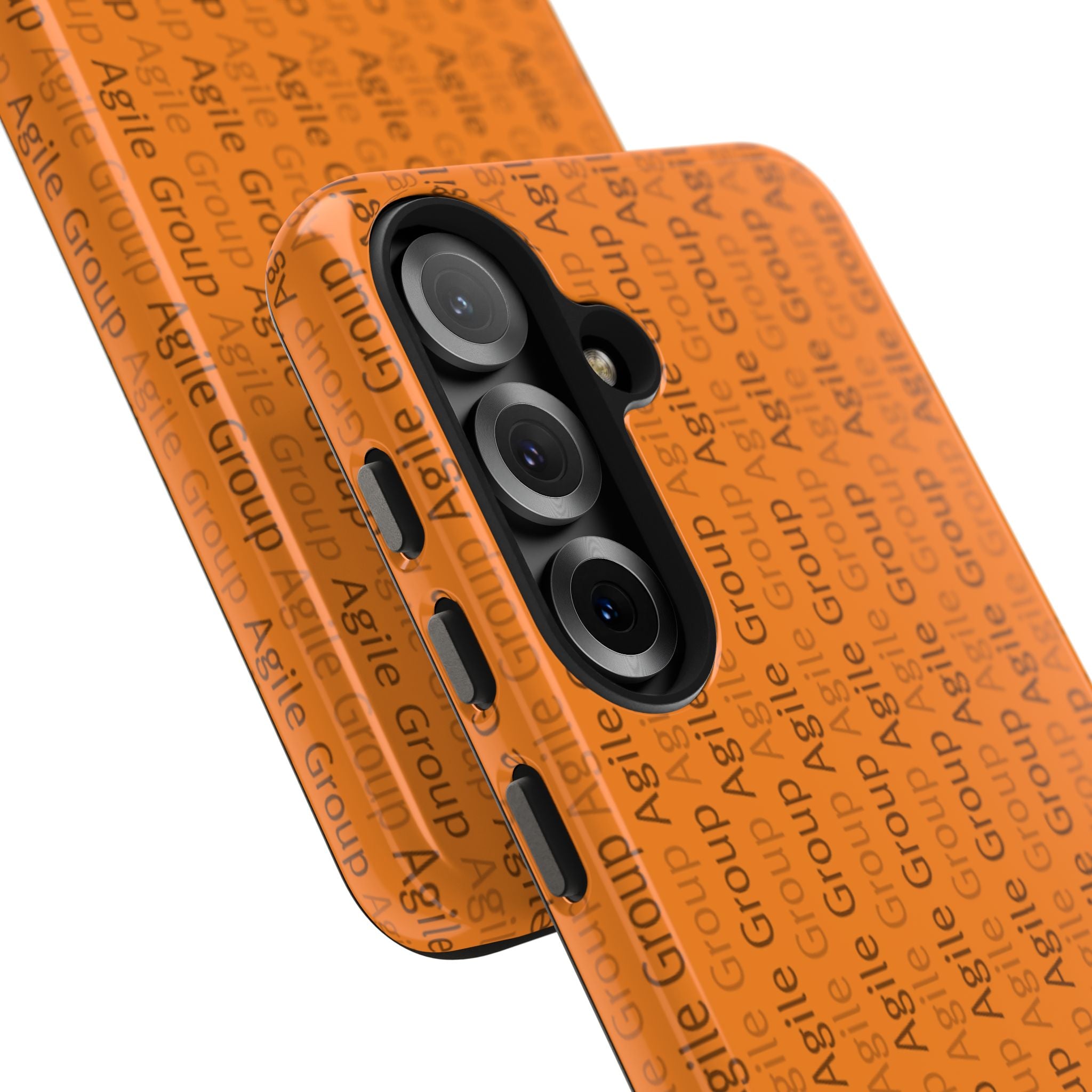 Tough Phone Case — Orange Branded 'Agile Group' Protective Cover