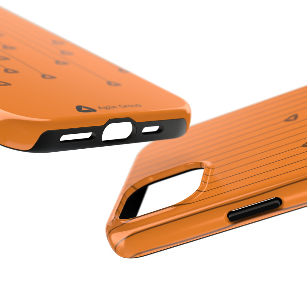 Phone Case — Orange Hanging Charm Pattern Tough Protective Case