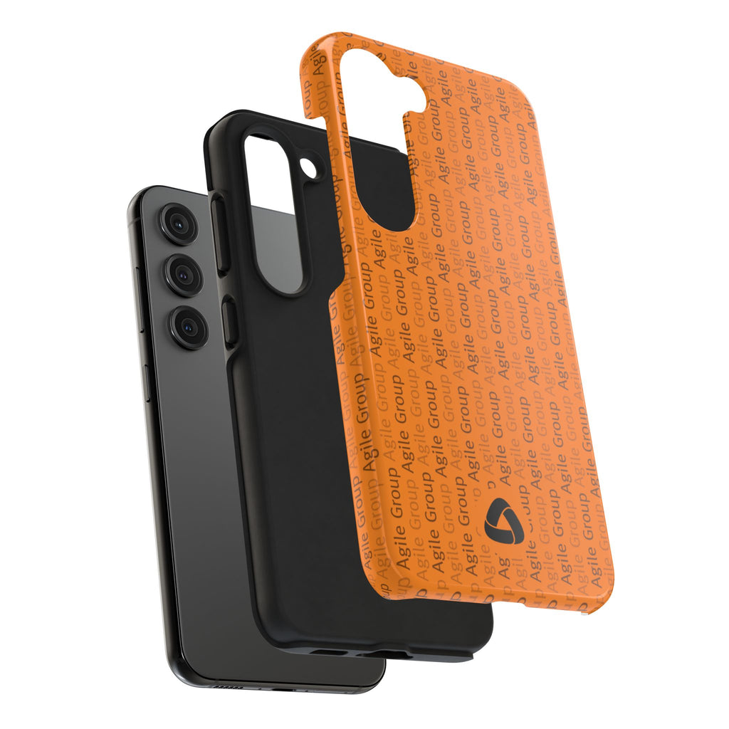 Tough Phone Case — Orange Branded 'Agile Group' Protective Cover