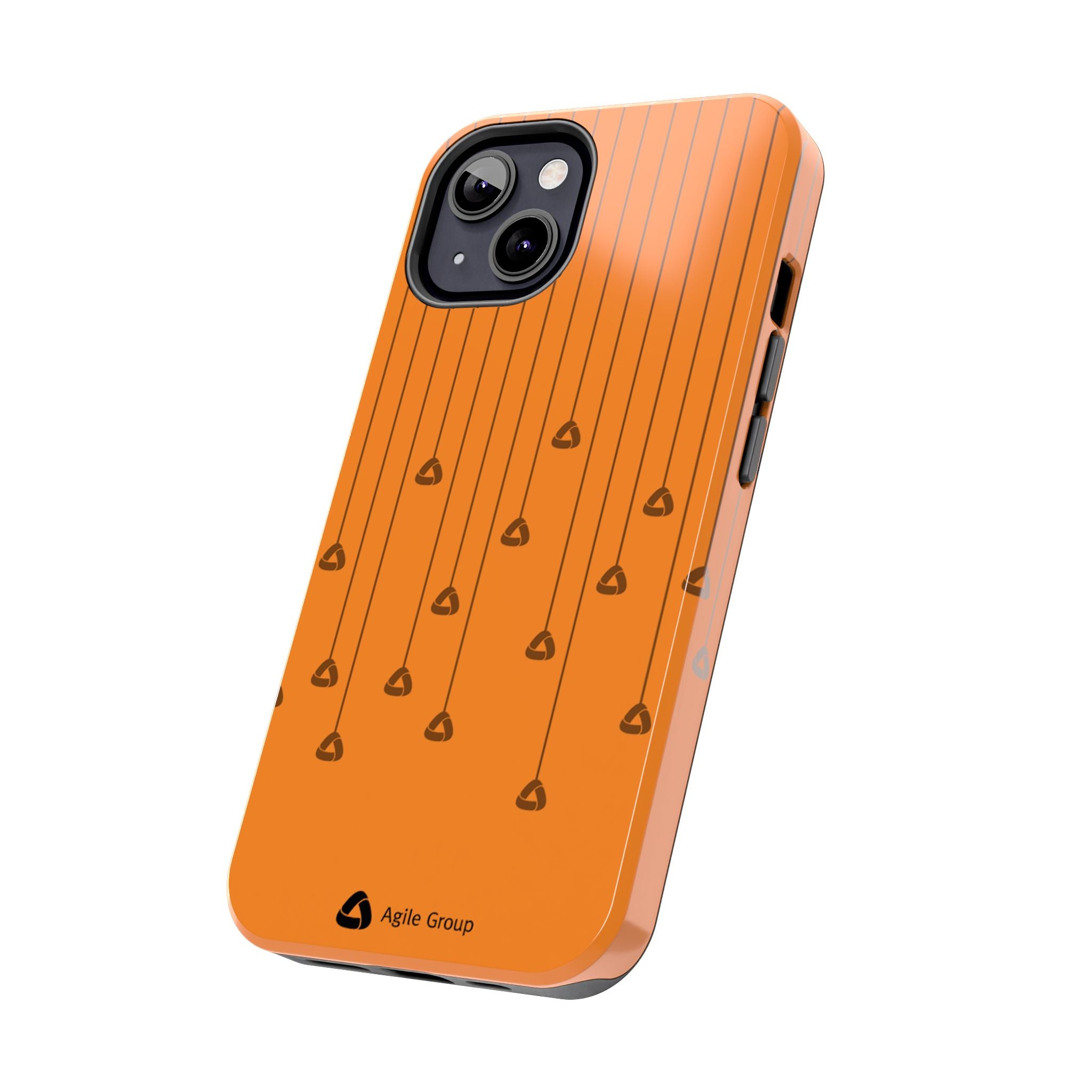 Phone Case — Orange Hanging Charm Pattern Tough Protective Case