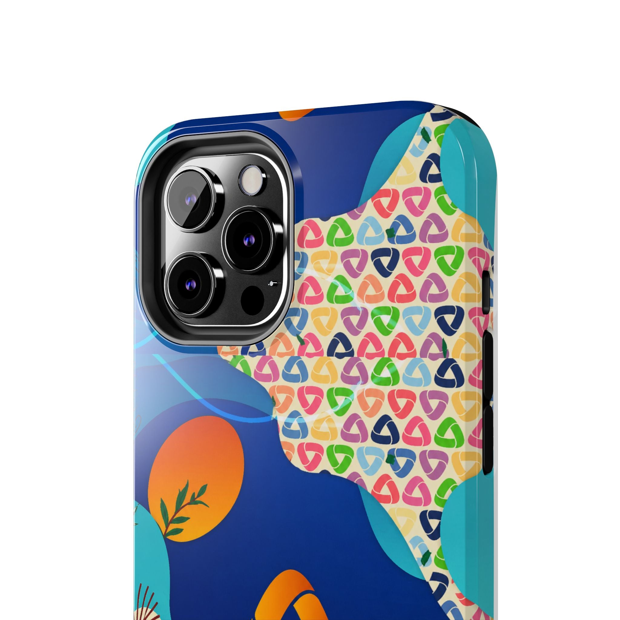 Agile Group Branded Tough Phone Case — Colorful Botanical Logo Design