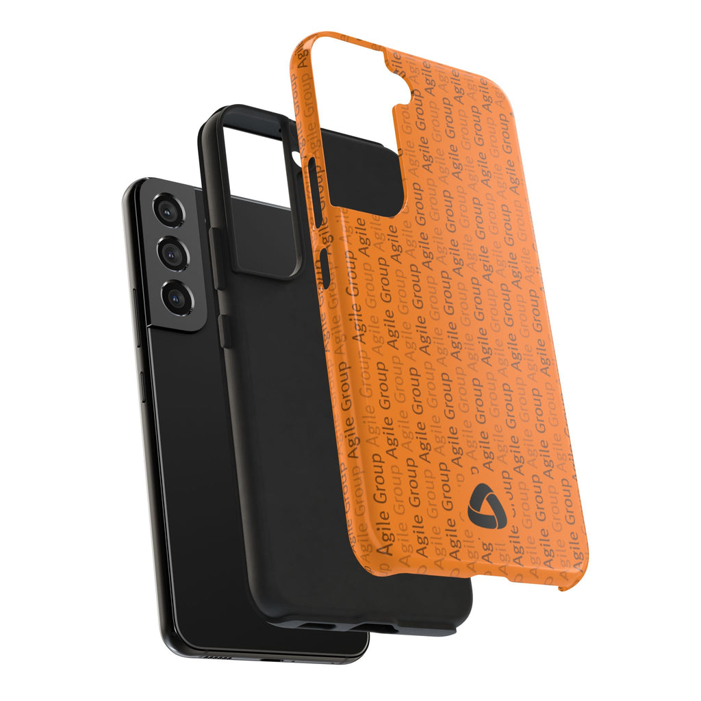 Tough Phone Case — Orange Branded 'Agile Group' Protective Cover