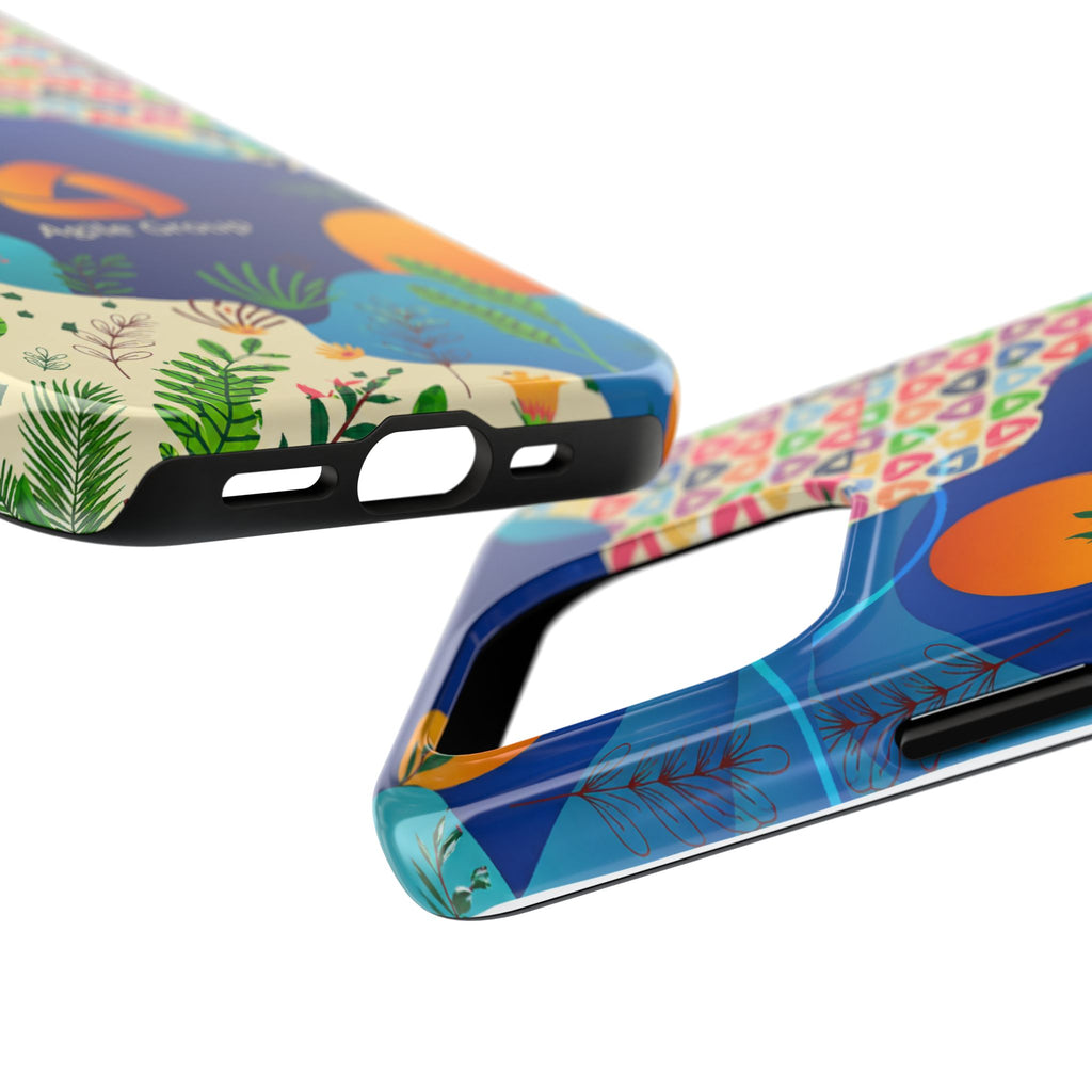 Agile Group Branded Tough Phone Case — Colorful Botanical Logo Design