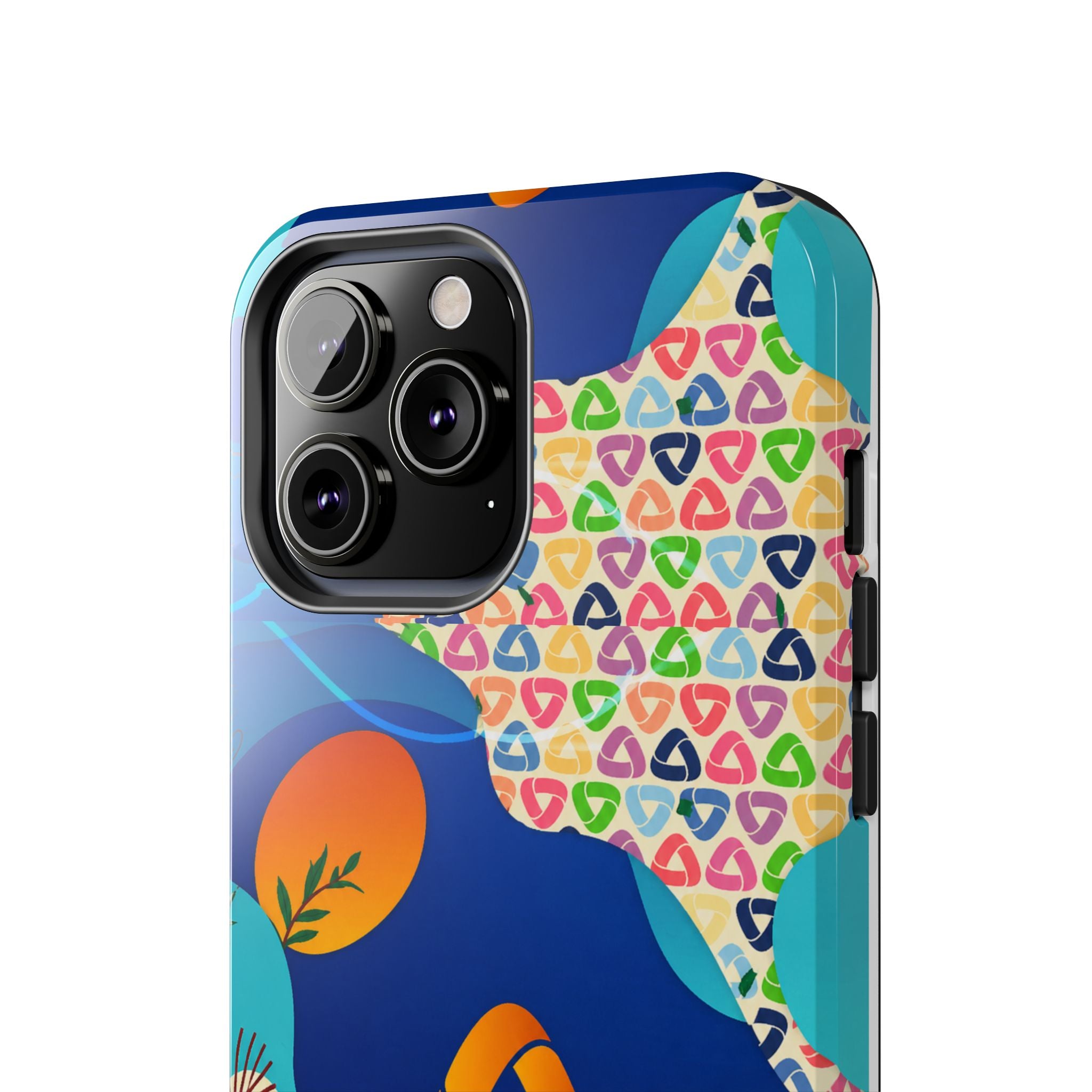 Agile Group Branded Tough Phone Case — Colorful Botanical Logo Design