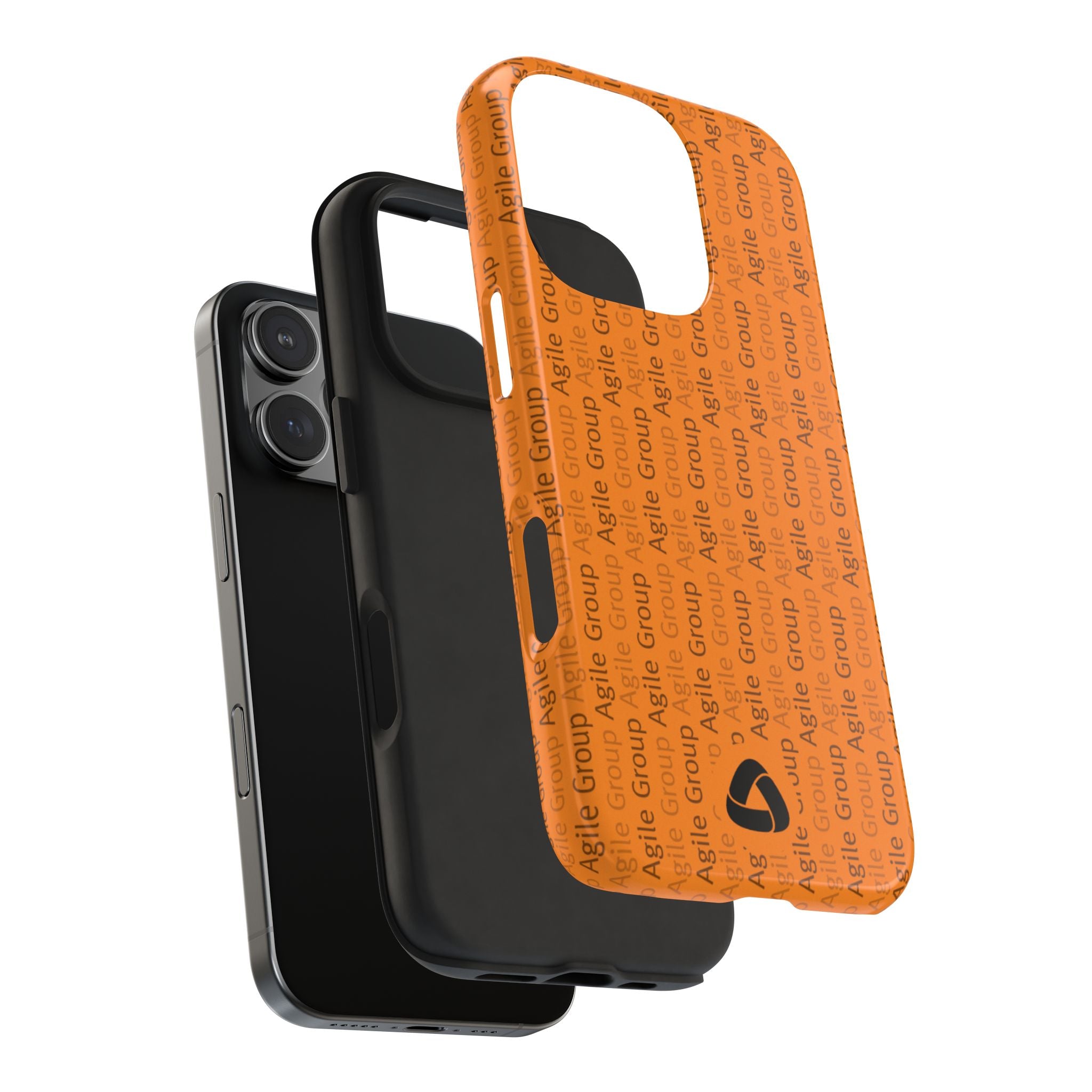 Tough Phone Case — Orange Branded 'Agile Group' Protective Cover