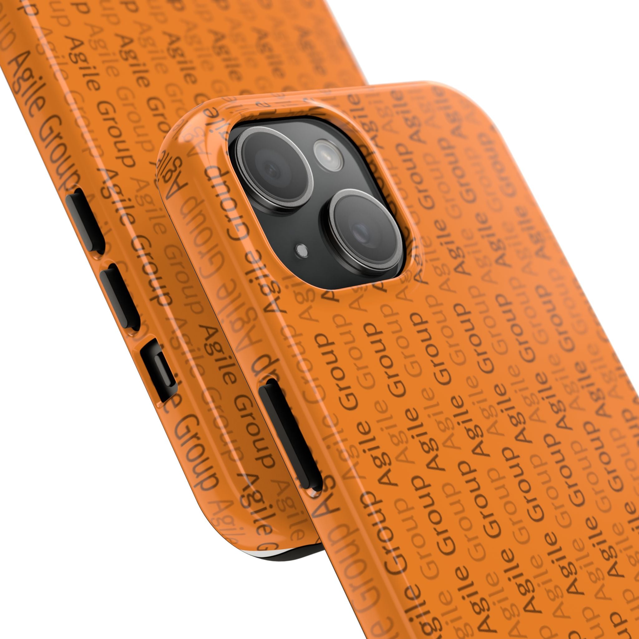 Tough Phone Case — Orange Branded 'Agile Group' Protective Cover