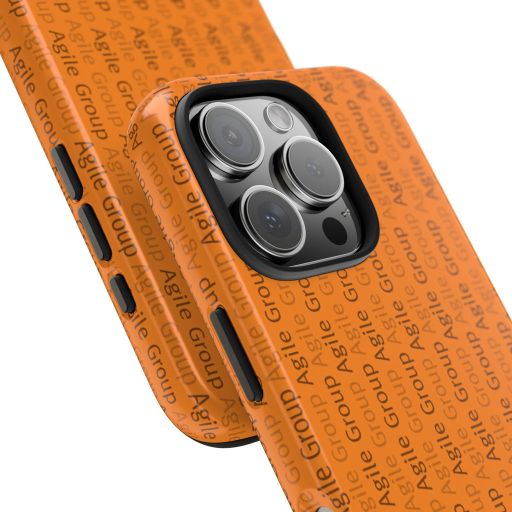 Tough Phone Case — Orange Branded 'Agile Group' Protective Cover