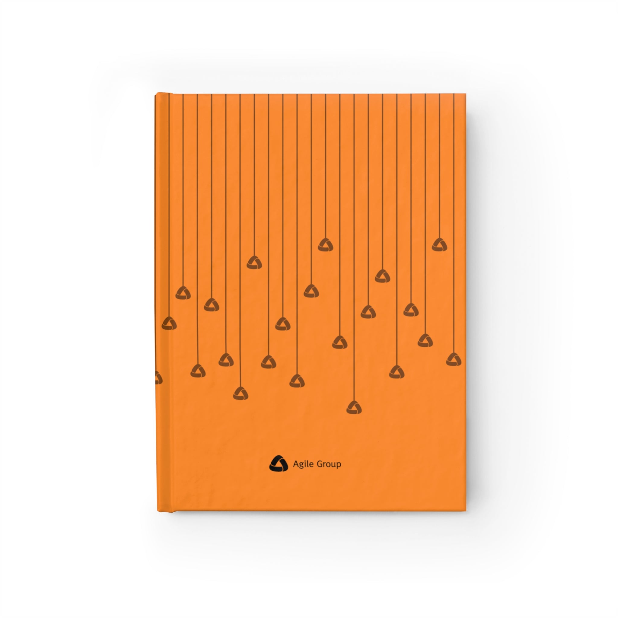 Orange Hanging Lights Journal — Agile Group Branded Hardcover Notebook
