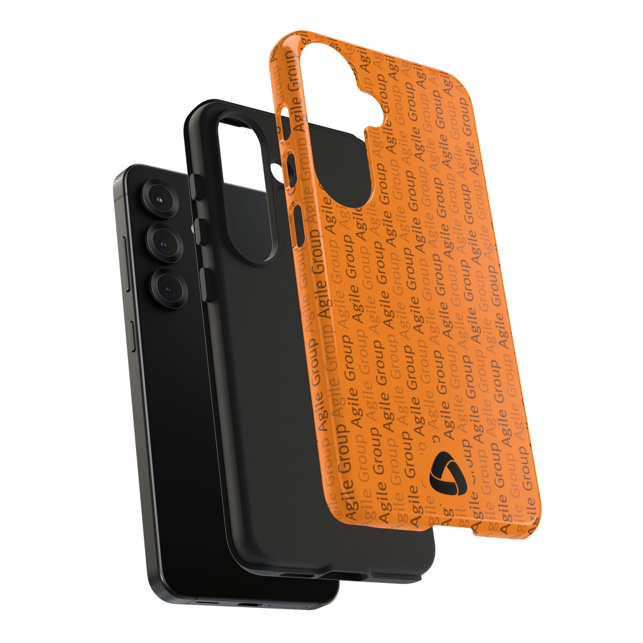 Tough Phone Case — Orange Branded 'Agile Group' Protective Cover