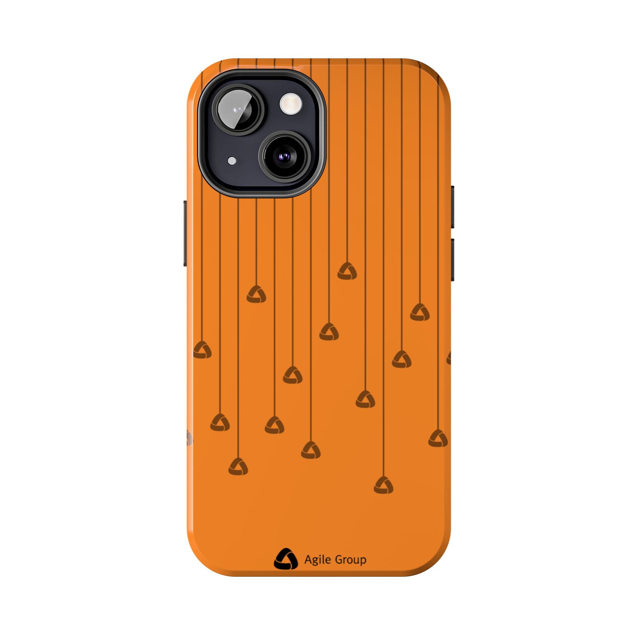 Phone Case — Orange Hanging Charm Pattern Tough Protective Case