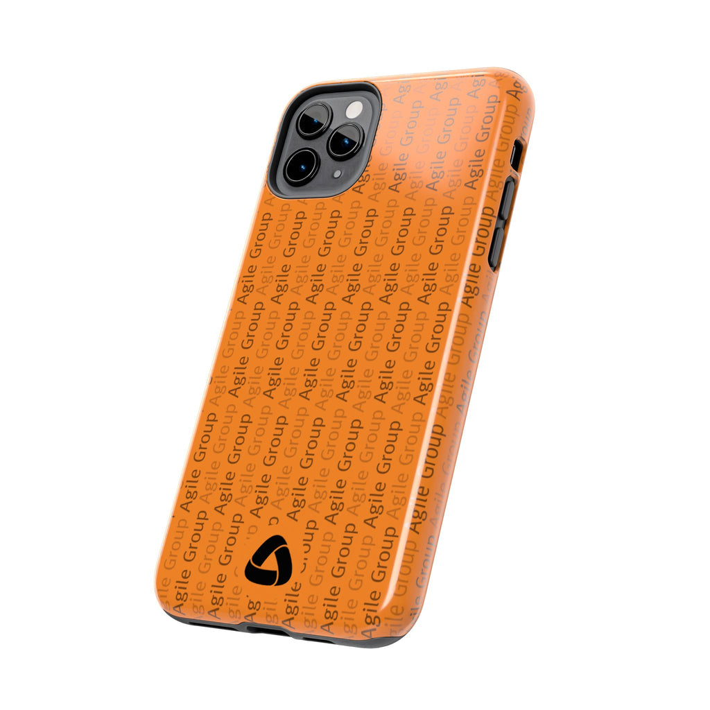 Tough Phone Case — Orange Branded 'Agile Group' Protective Cover