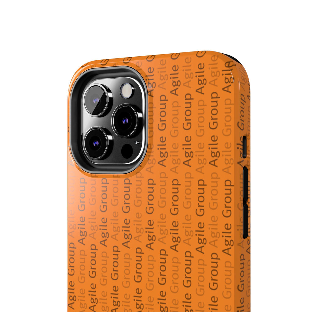 Tough Phone Case — Orange Branded 'Agile Group' Protective Cover