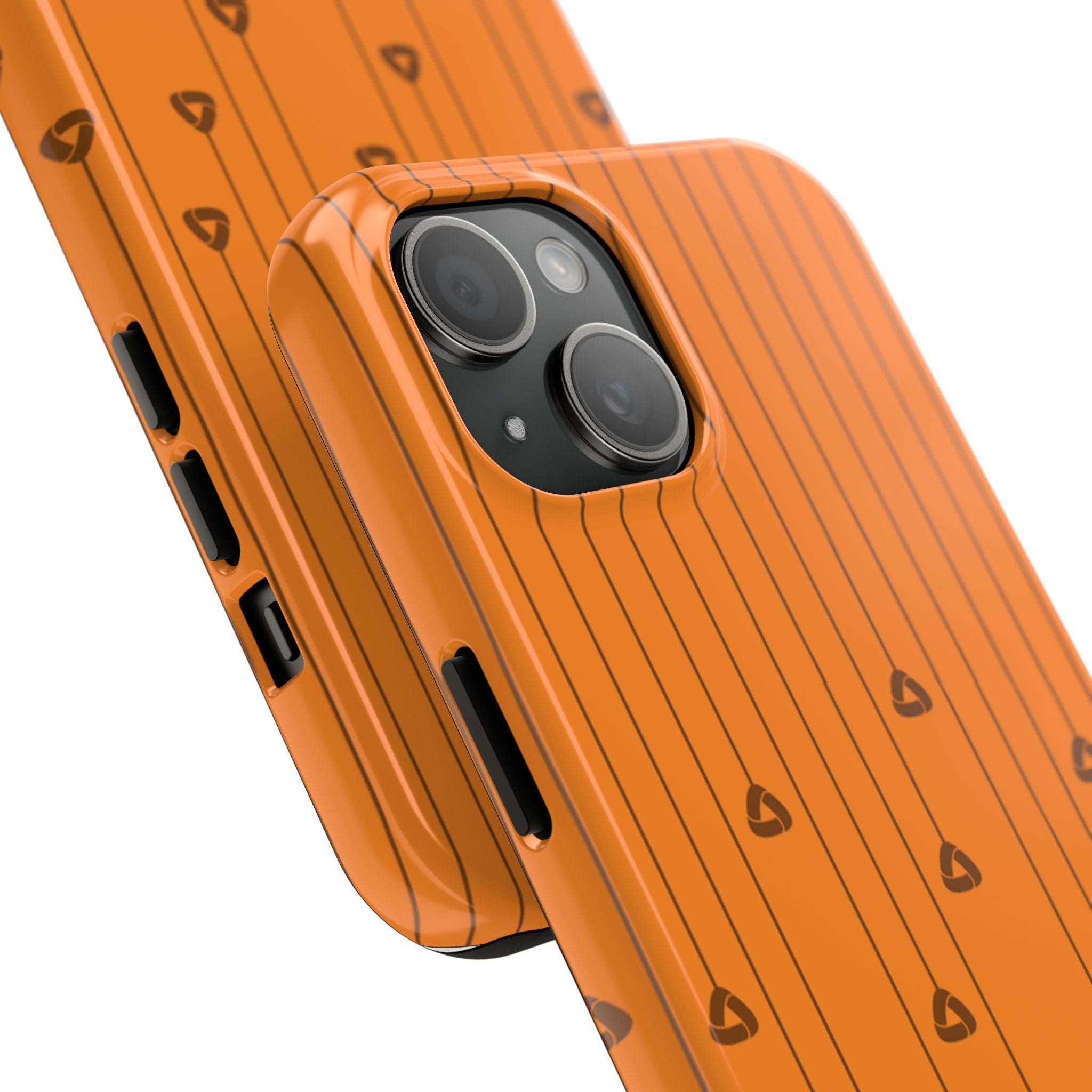Phone Case — Orange Hanging Charm Pattern Tough Protective Case