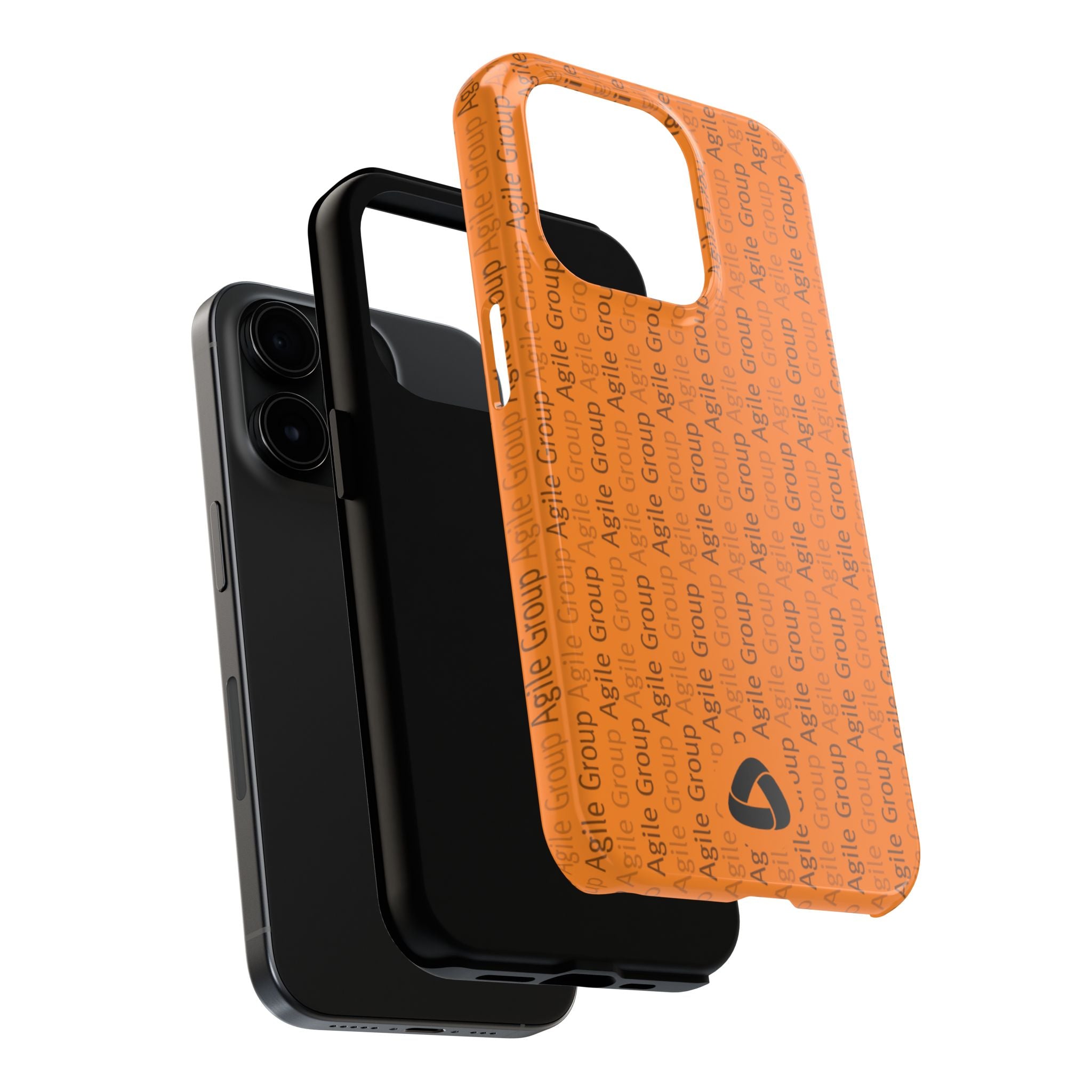 Tough Phone Case — Orange Branded 'Agile Group' Protective Cover