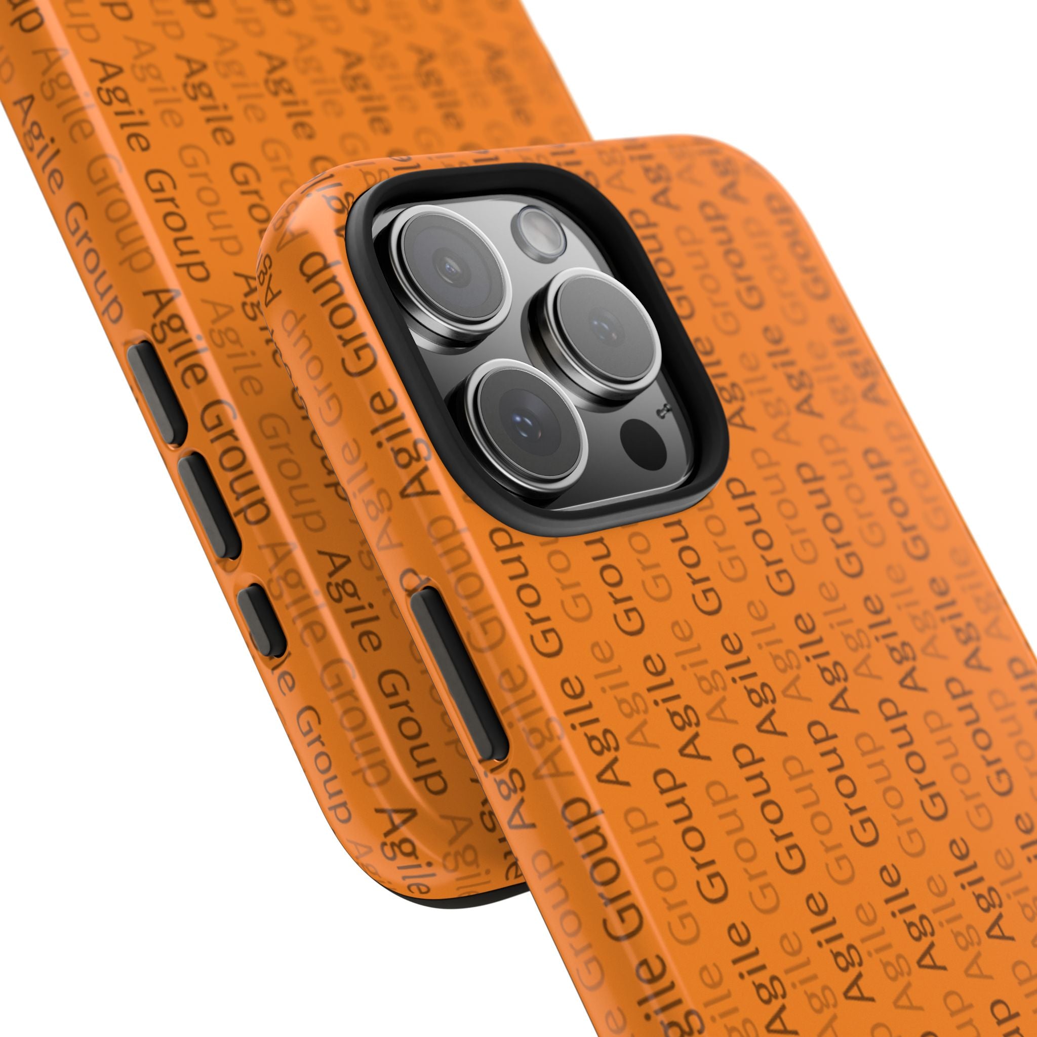 Tough Phone Case — Orange Branded 'Agile Group' Protective Cover