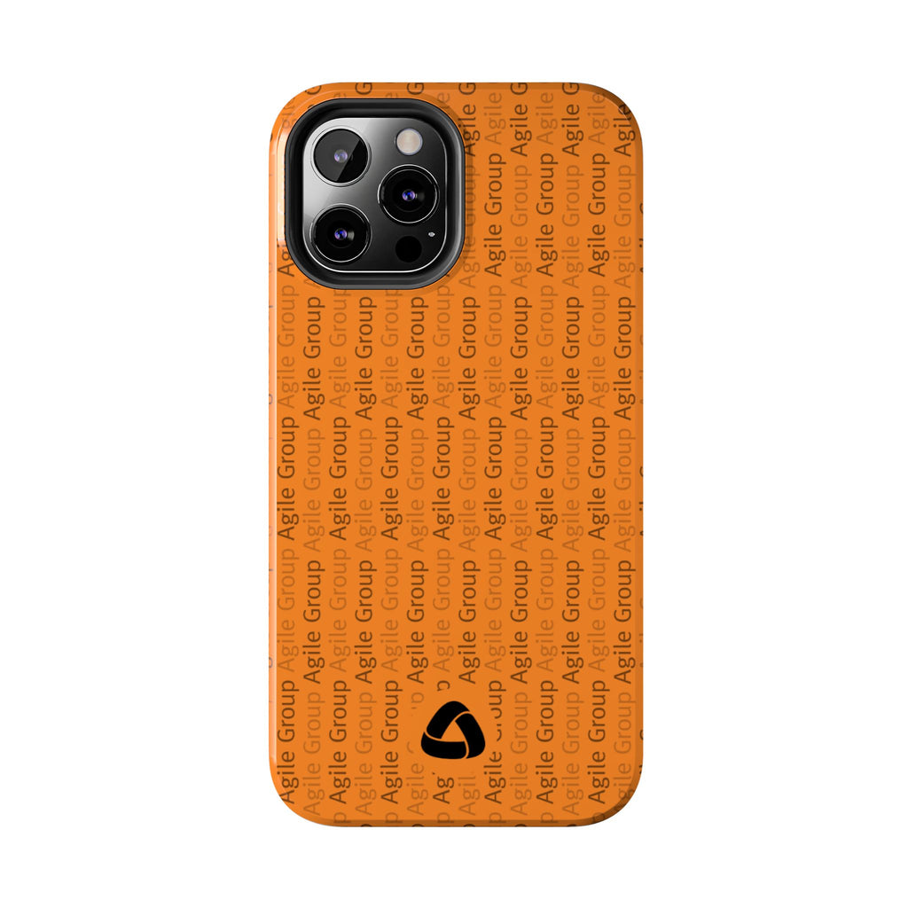 Tough Phone Case — Orange Branded 'Agile Group' Protective Cover