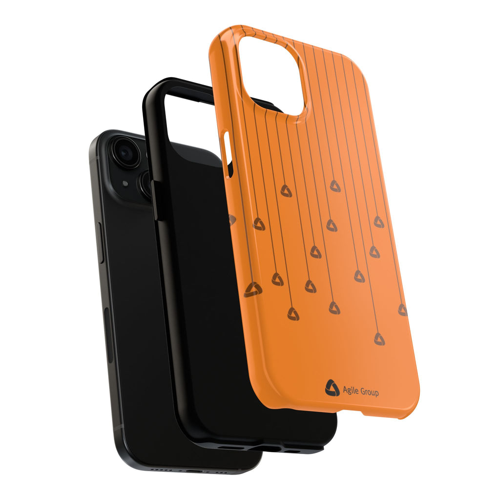 Phone Case — Orange Hanging Charm Pattern Tough Protective Case