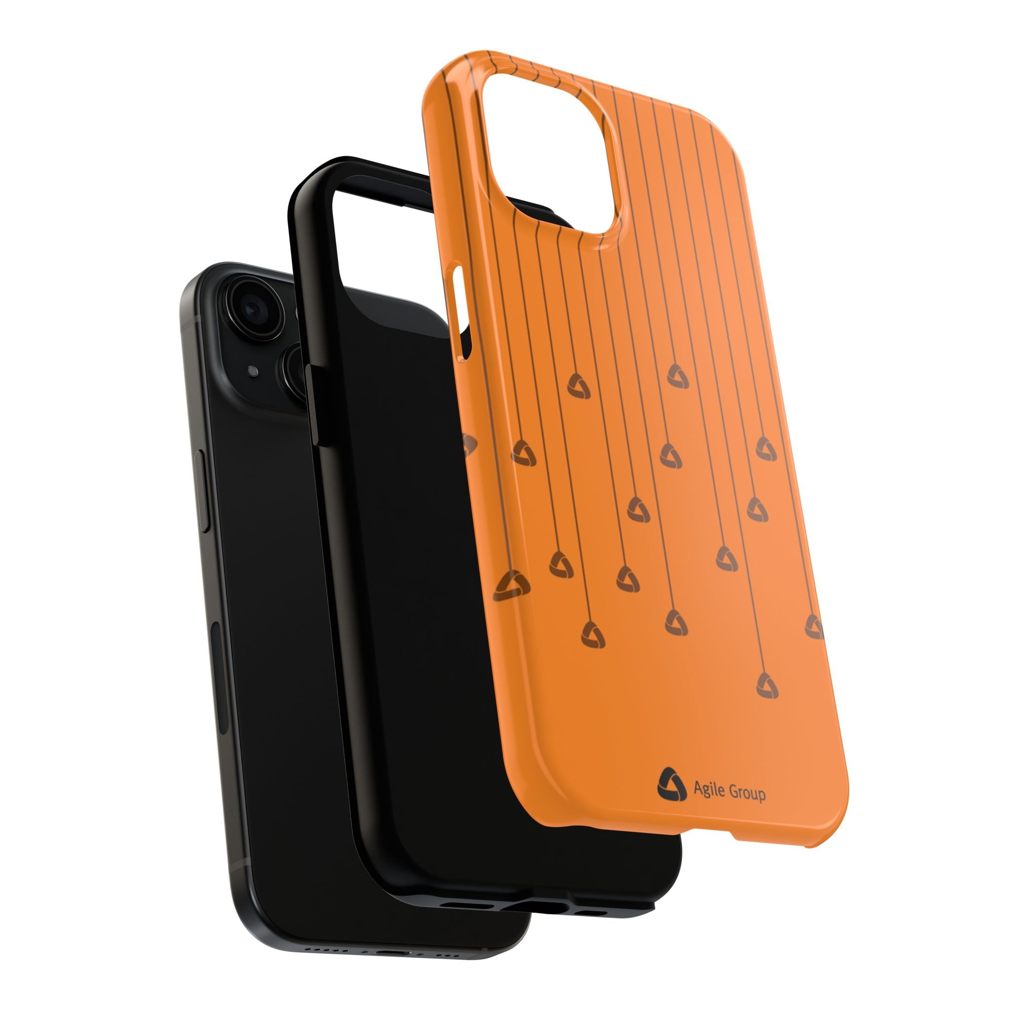 Phone Case — Orange Hanging Charm Pattern Tough Protective Case