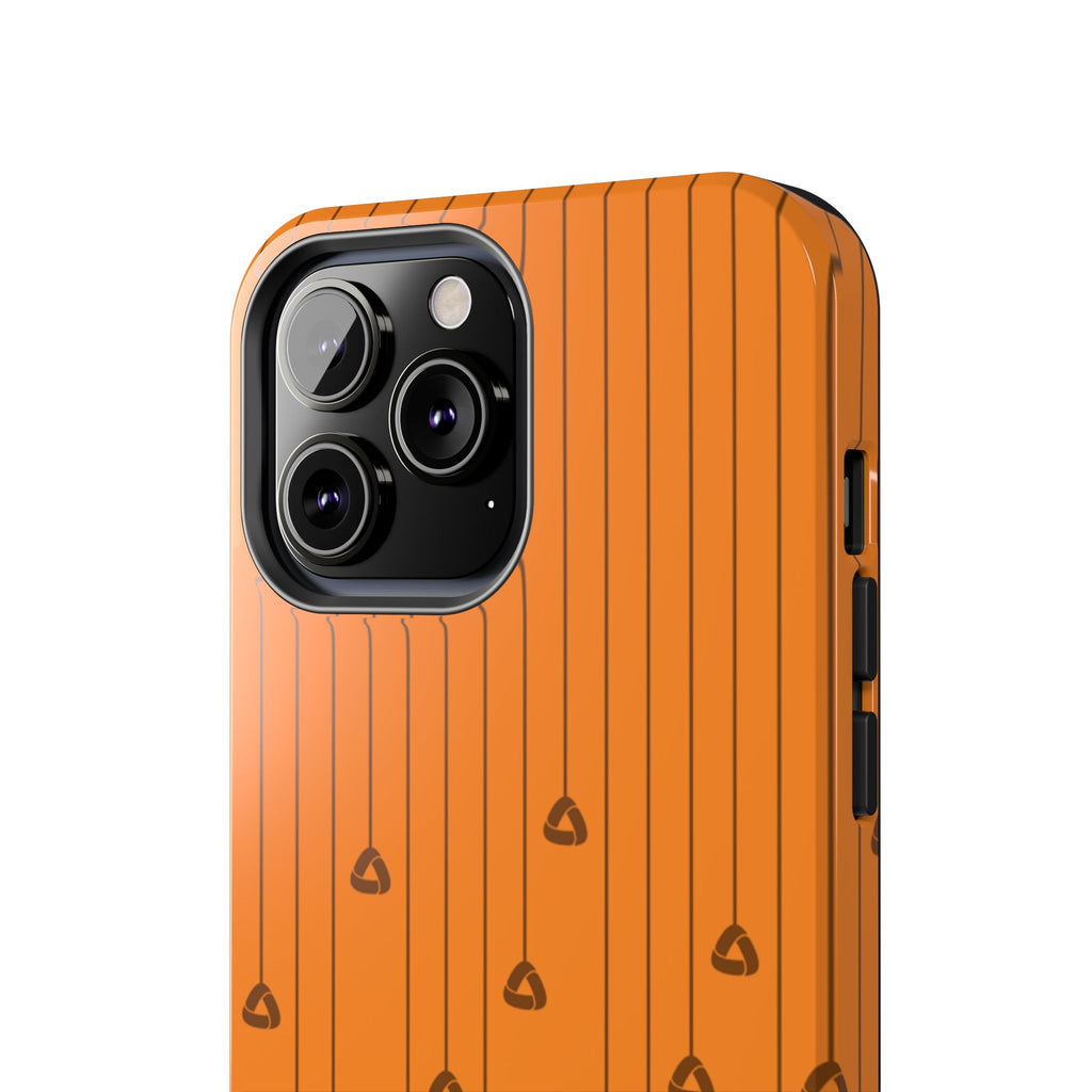 Phone Case — Orange Hanging Charm Pattern Tough Protective Case
