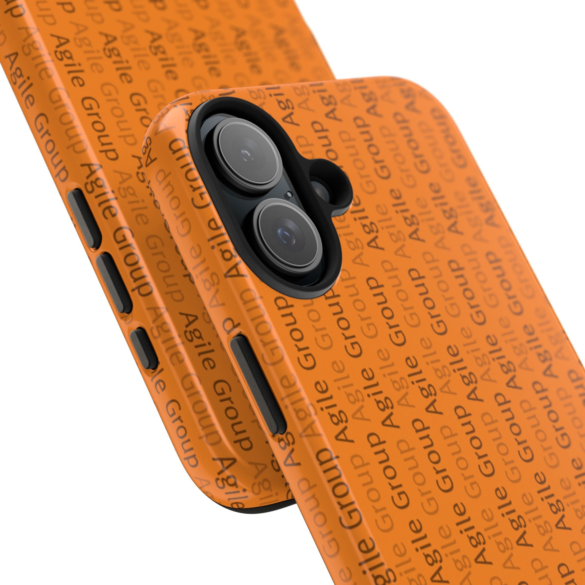 Tough Phone Case — Orange Branded 'Agile Group' Protective Cover