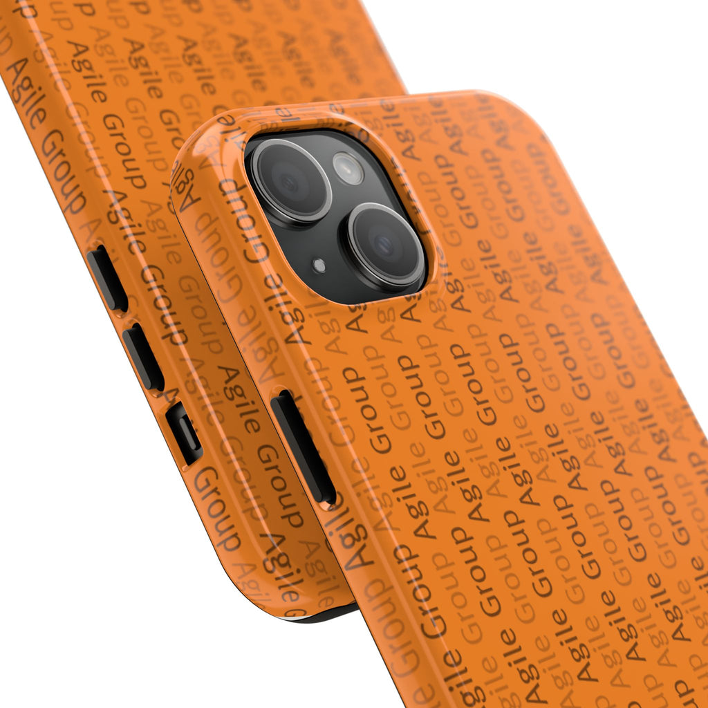 Tough Phone Case — Orange Branded 'Agile Group' Protective Cover