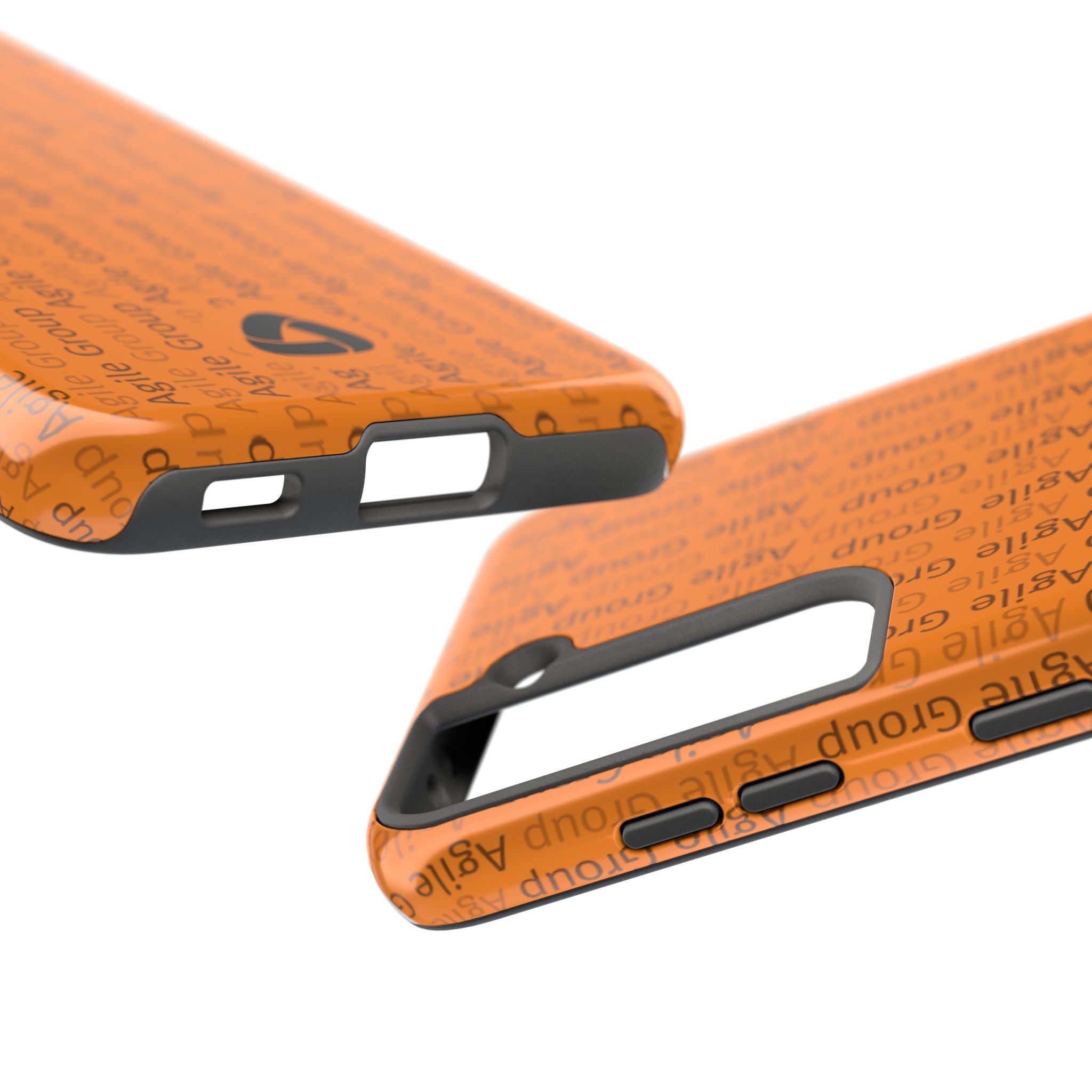 Tough Phone Case — Orange Branded 'Agile Group' Protective Cover