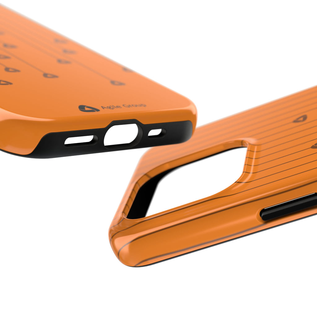 Phone Case — Orange Hanging Charm Pattern Tough Protective Case