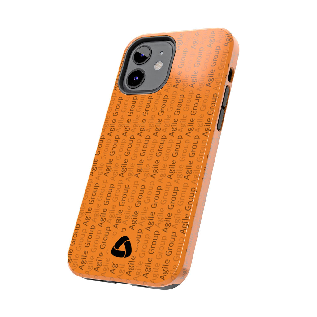 Tough Phone Case — Orange Branded 'Agile Group' Protective Cover