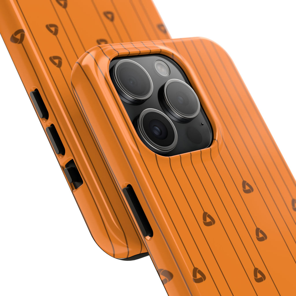 Phone Case — Orange Hanging Charm Pattern Tough Protective Case