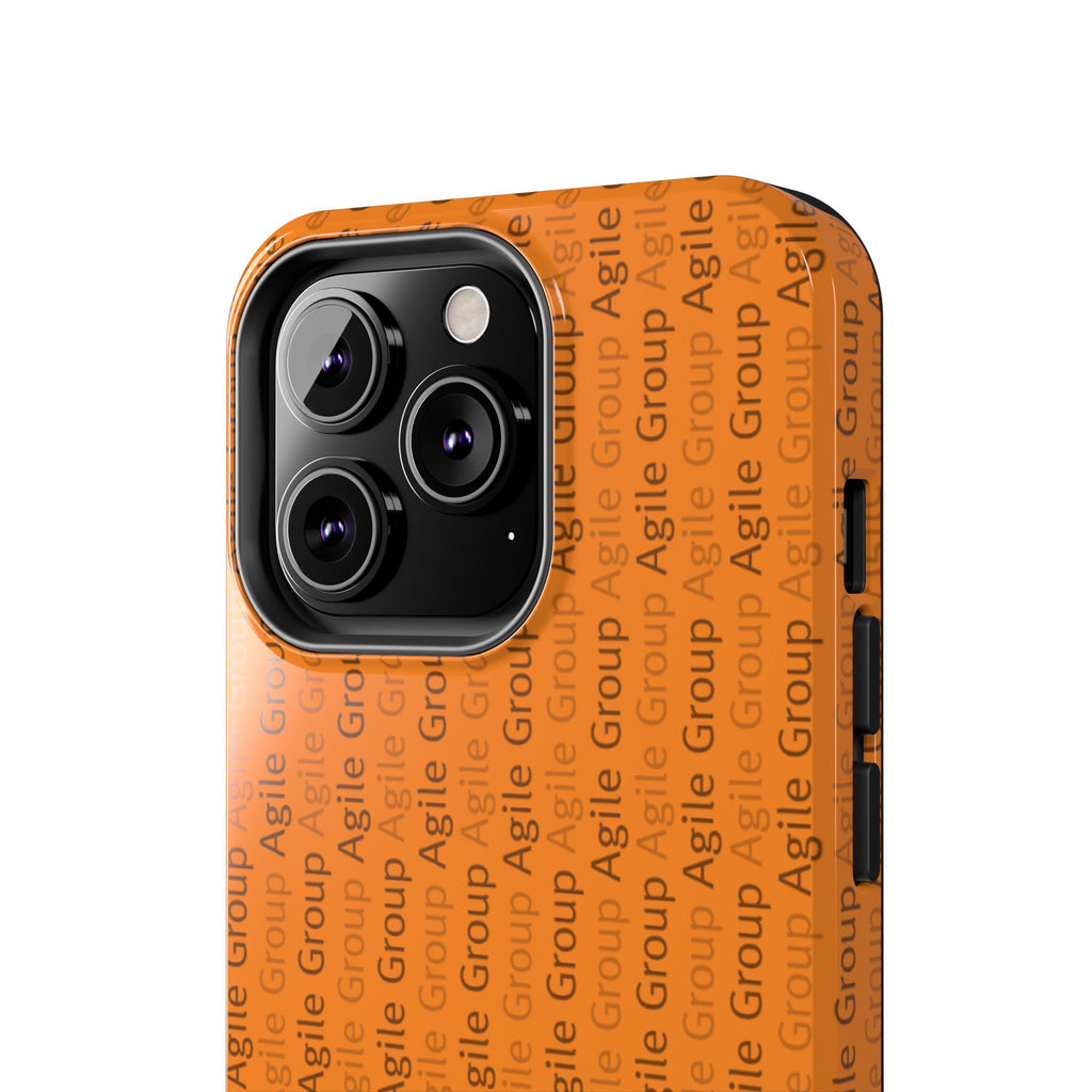 Tough Phone Case — Orange Branded 'Agile Group' Protective Cover