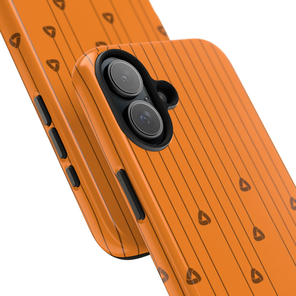Phone Case — Orange Hanging Charm Pattern Tough Protective Case