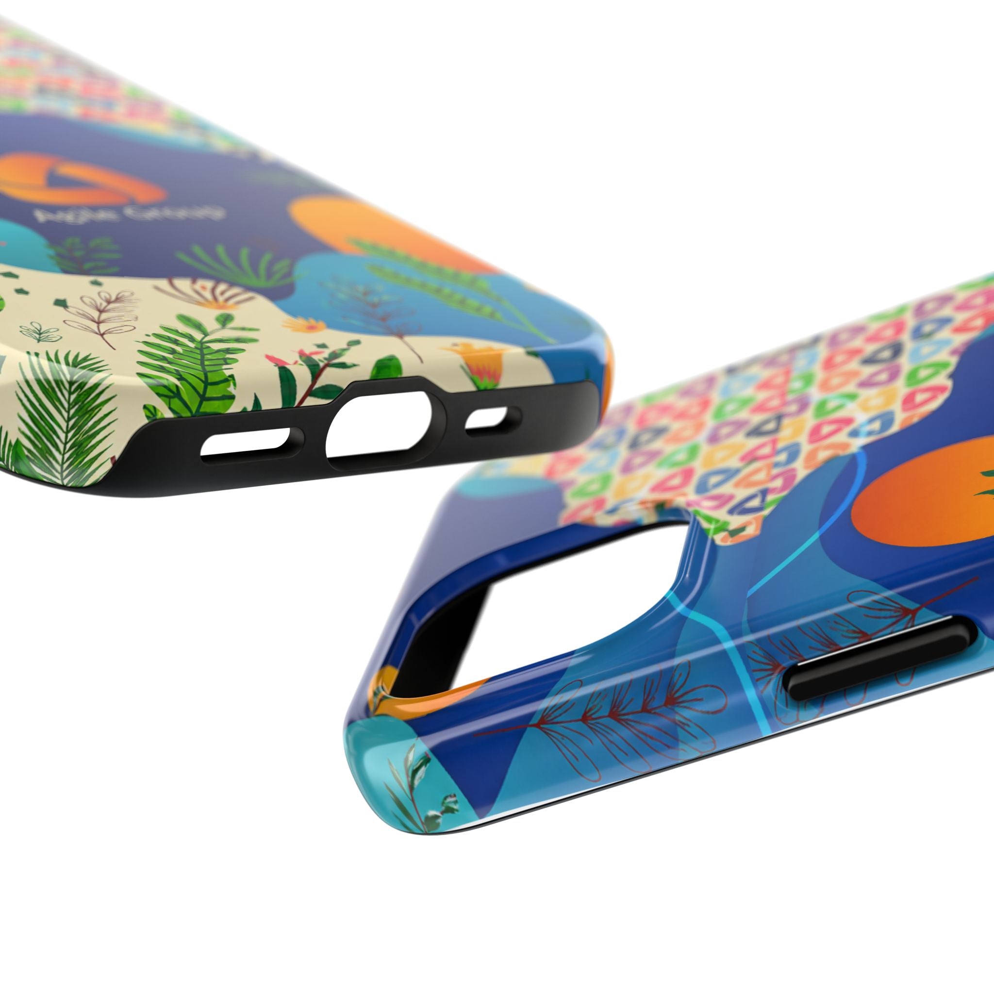 Agile Group Branded Tough Phone Case — Colorful Botanical Logo Design