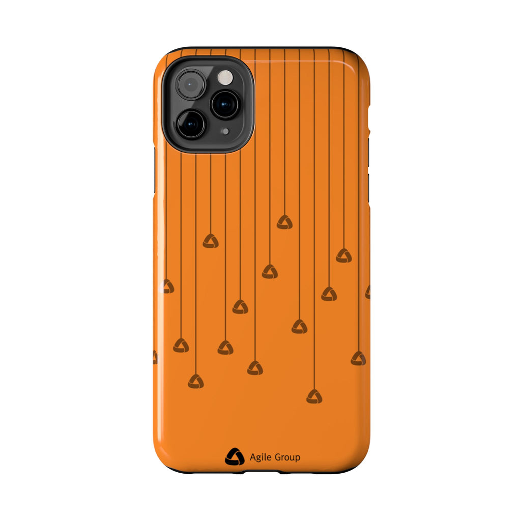Phone Case — Orange Hanging Charm Pattern Tough Protective Case
