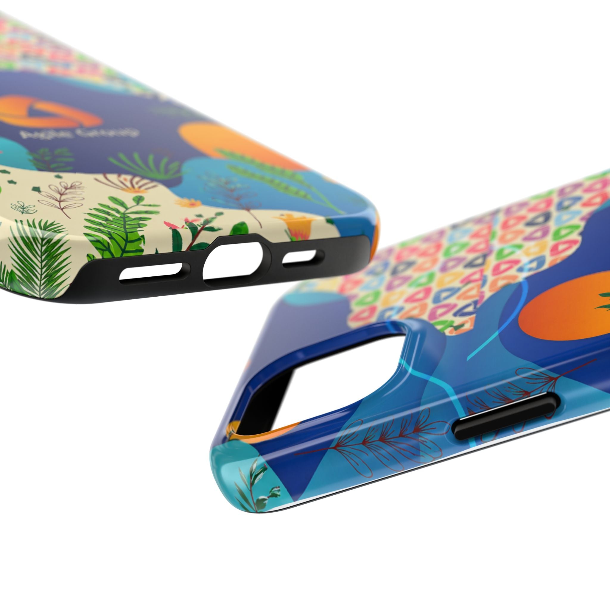 Agile Group Branded Tough Phone Case — Colorful Botanical Logo Design