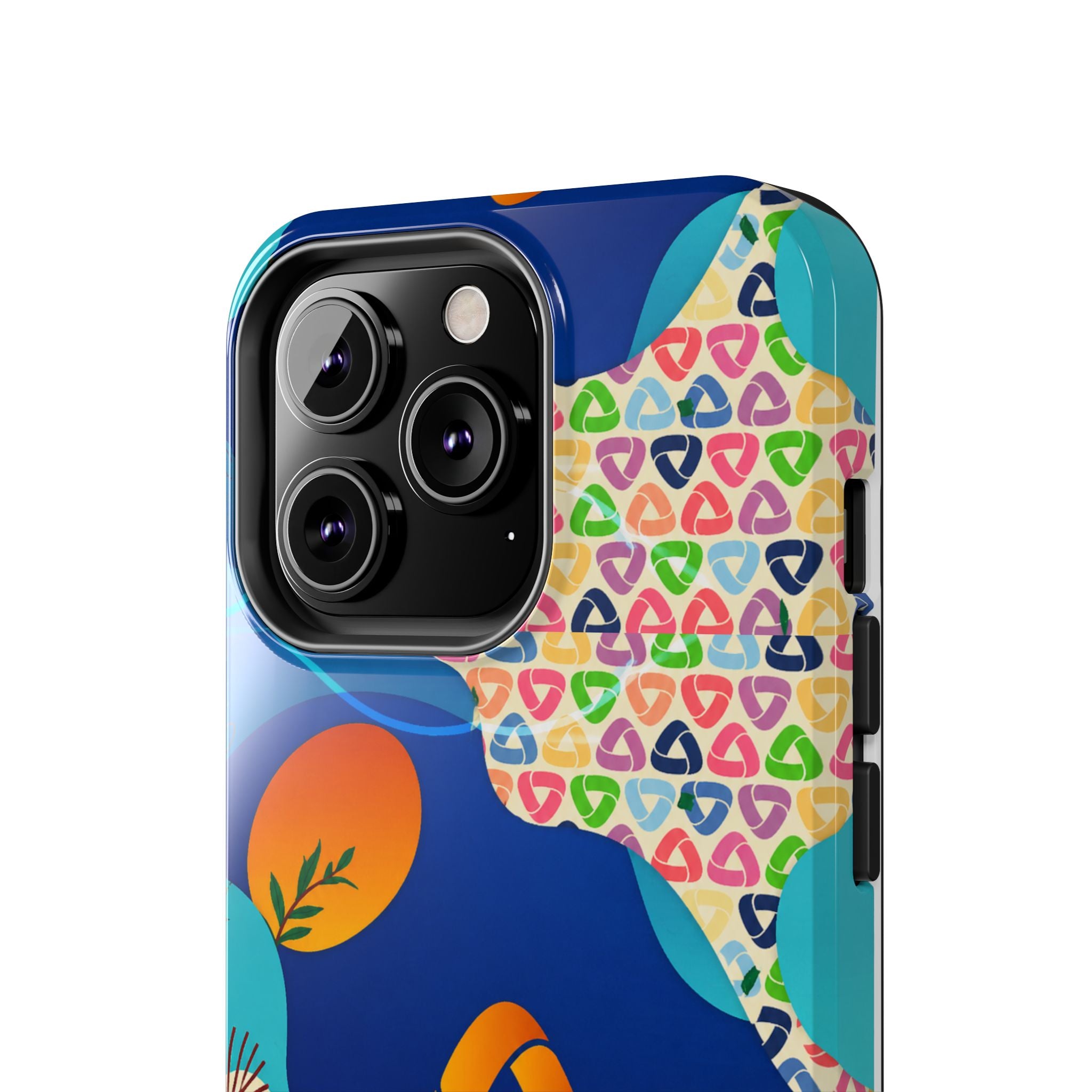 Agile Group Branded Tough Phone Case — Colorful Botanical Logo Design