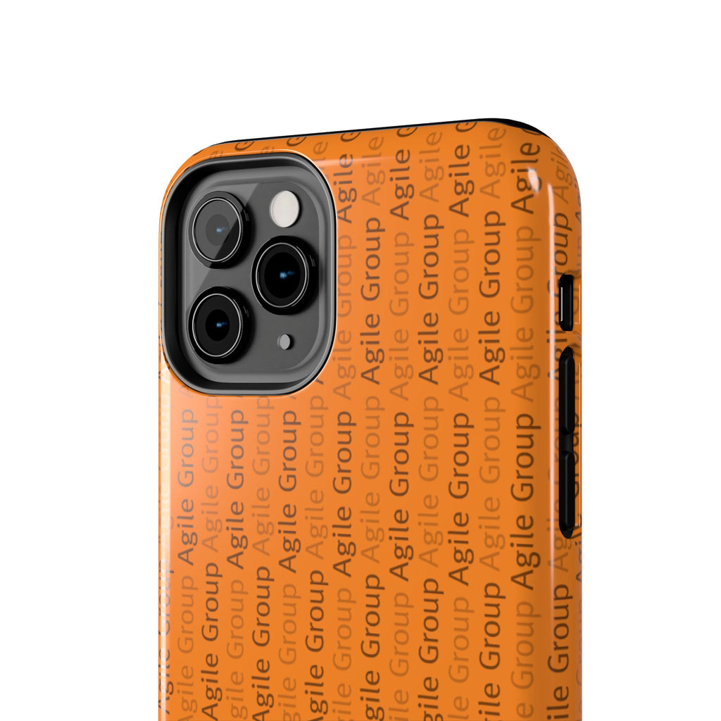 Tough Phone Case — Orange Branded 'Agile Group' Protective Cover