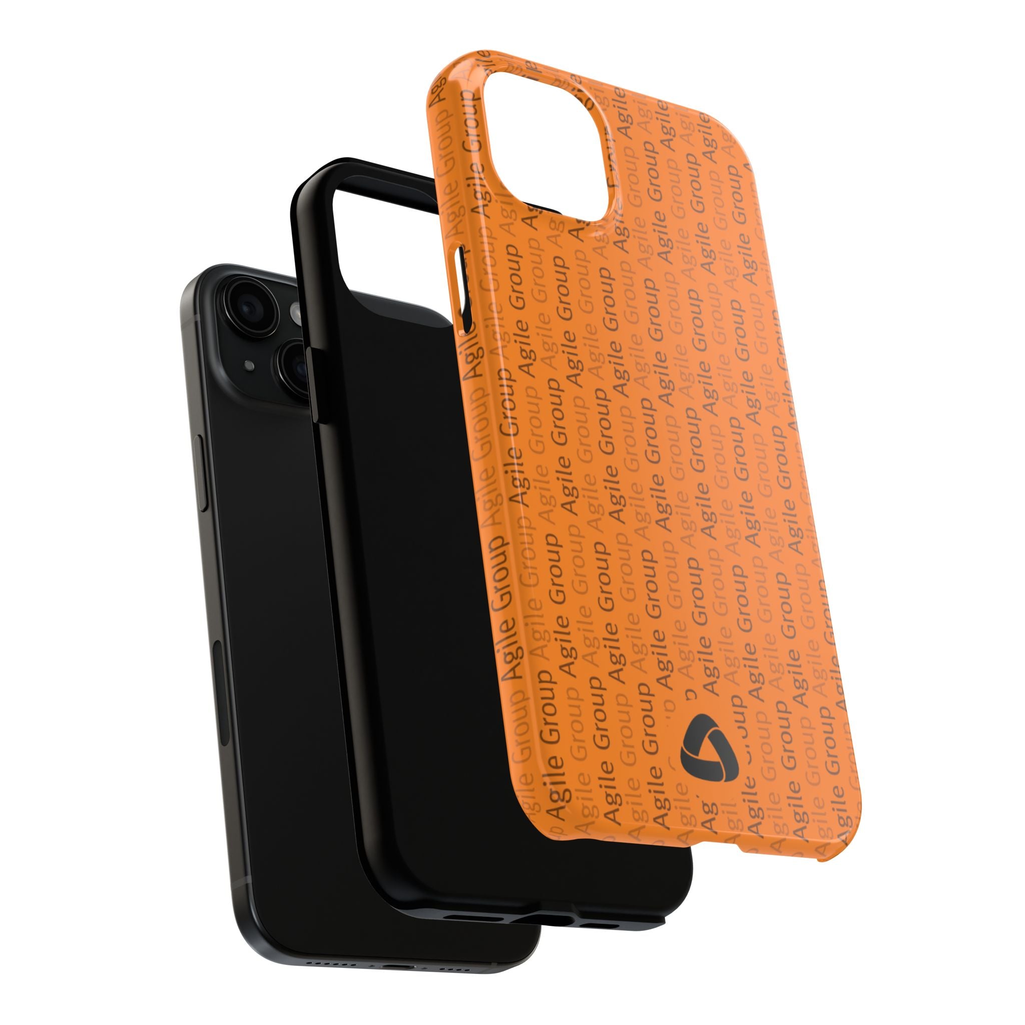Tough Phone Case — Orange Branded 'Agile Group' Protective Cover
