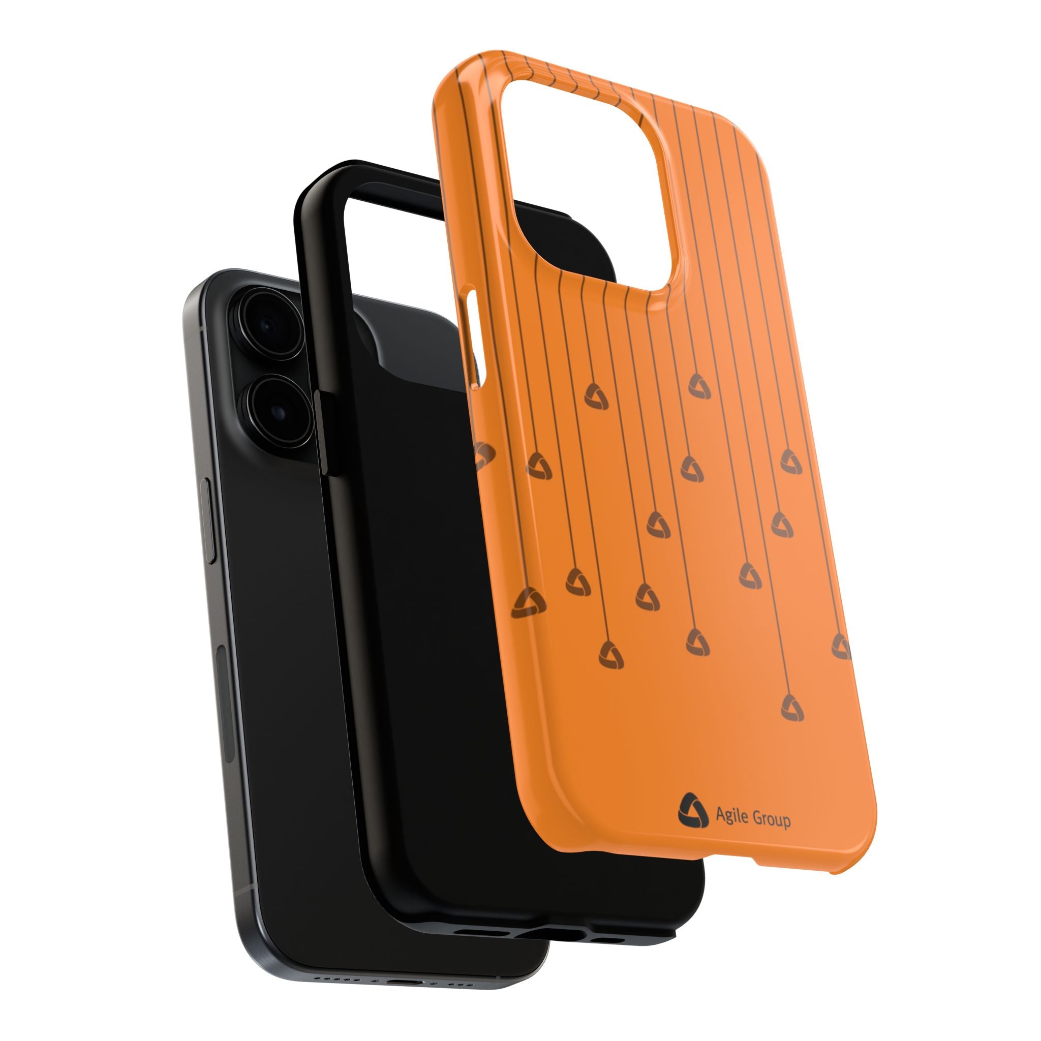 Phone Case — Orange Hanging Charm Pattern Tough Protective Case