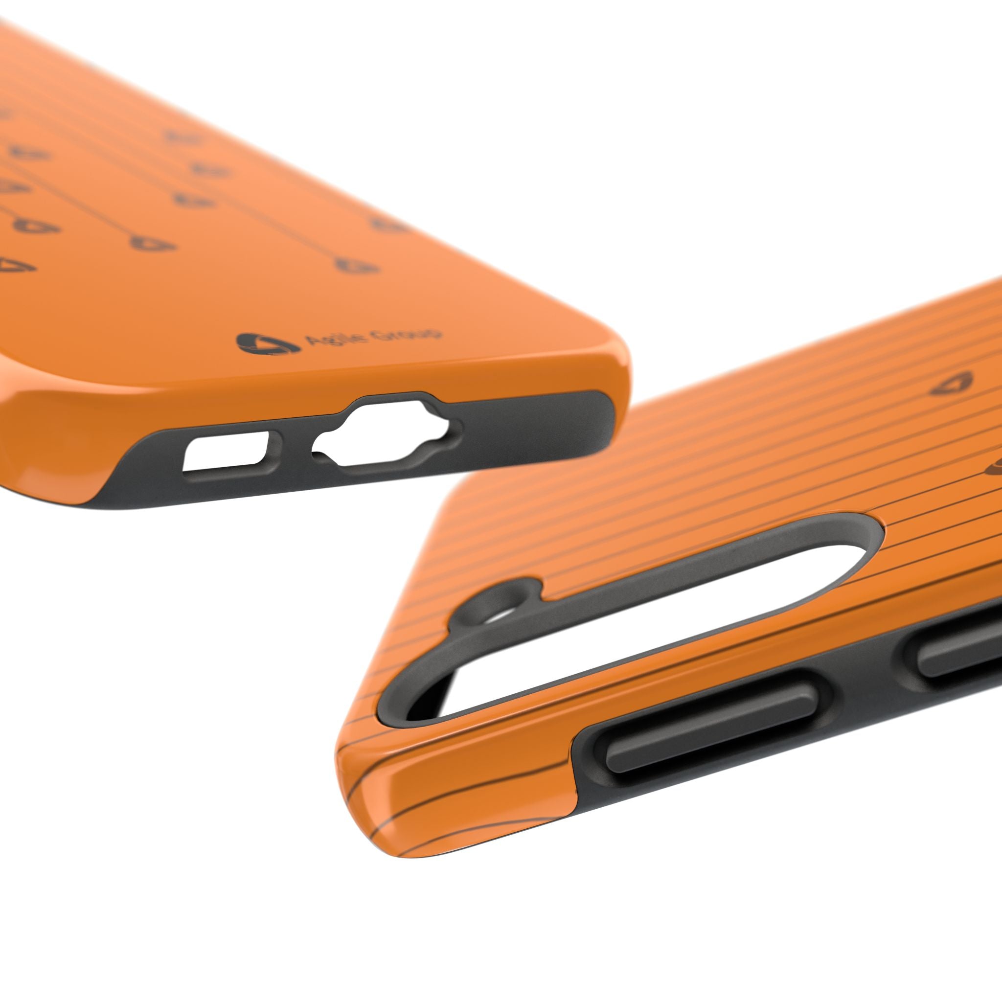 Phone Case — Orange Hanging Charm Pattern Tough Protective Case