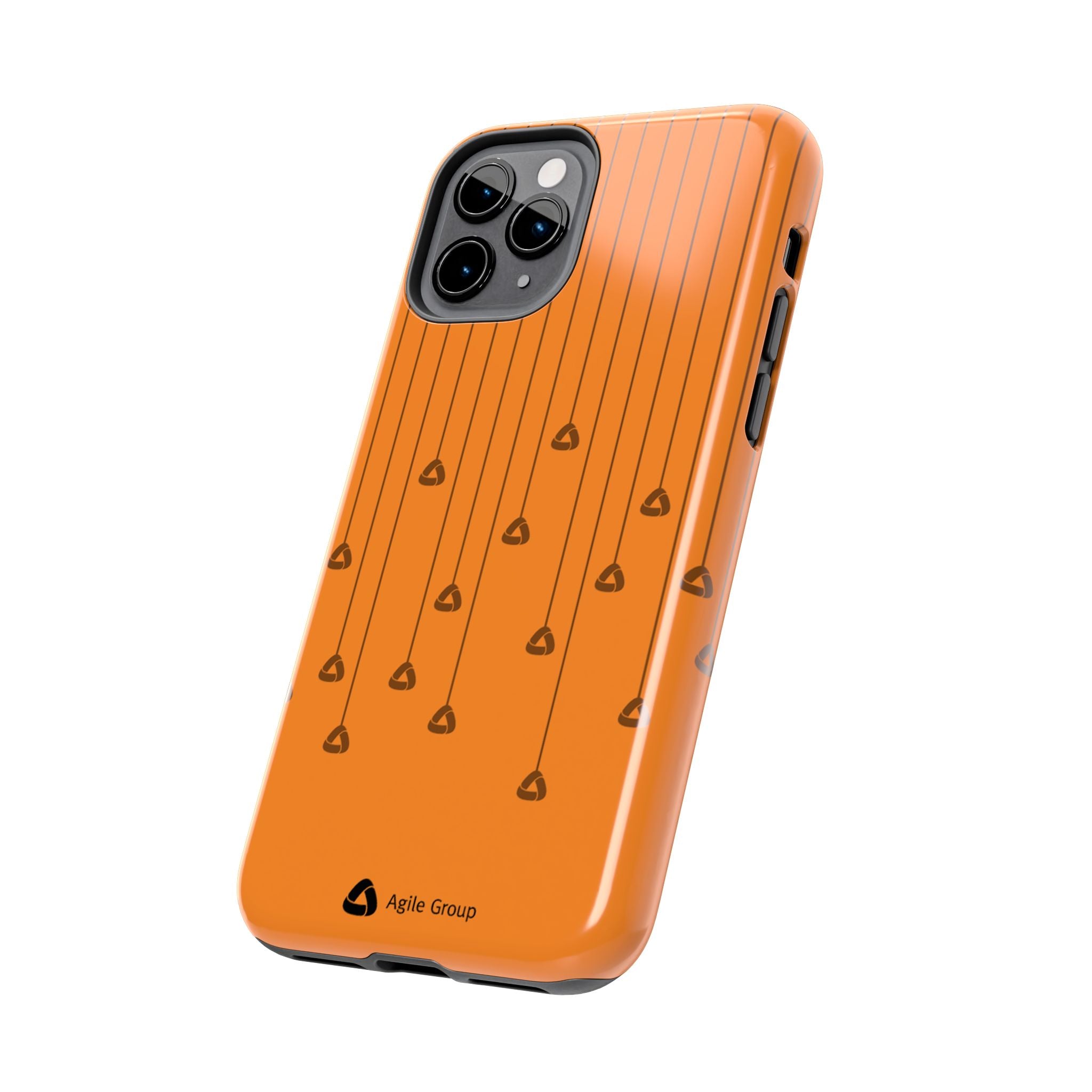 Phone Case — Orange Hanging Charm Pattern Tough Protective Case