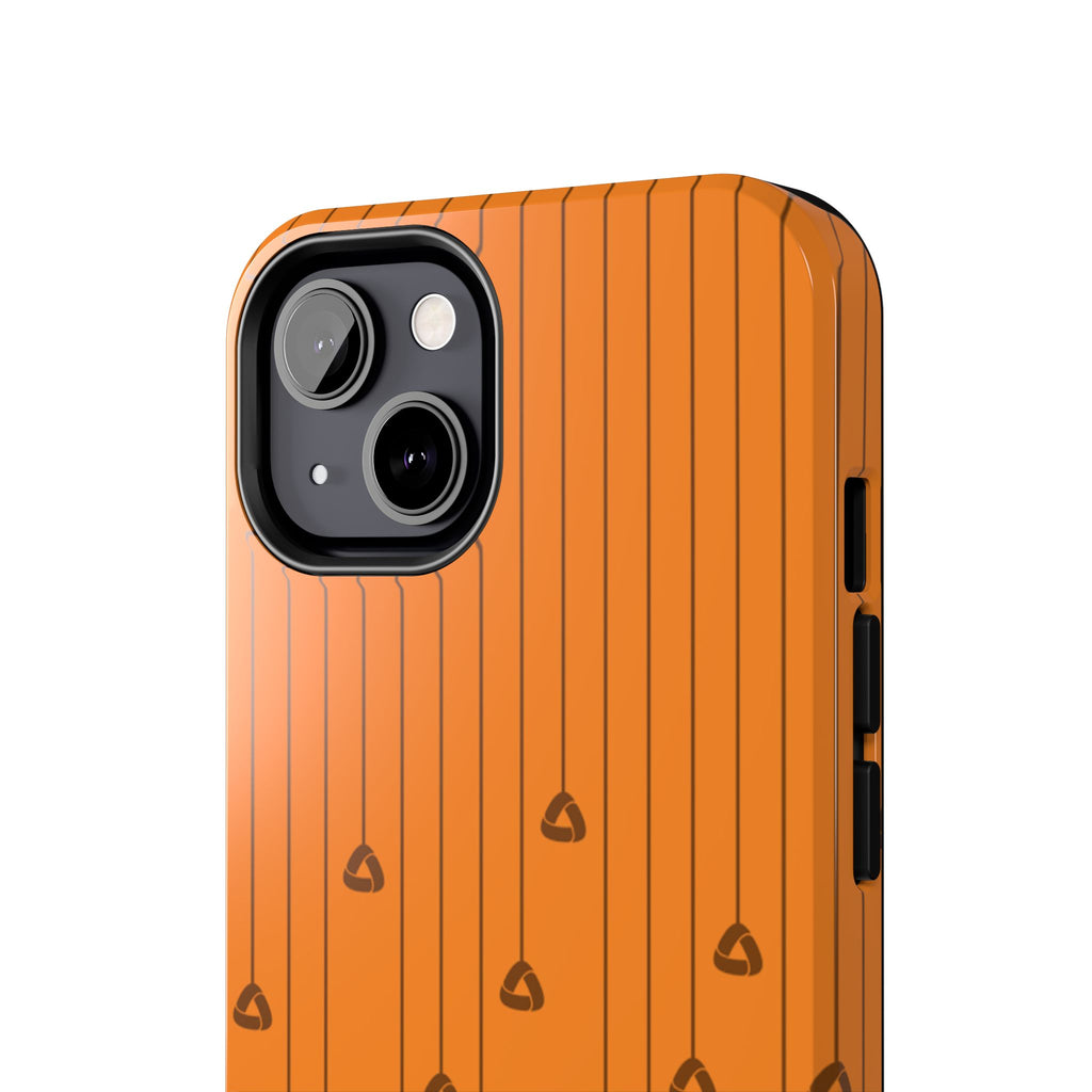 Phone Case — Orange Hanging Charm Pattern Tough Protective Case