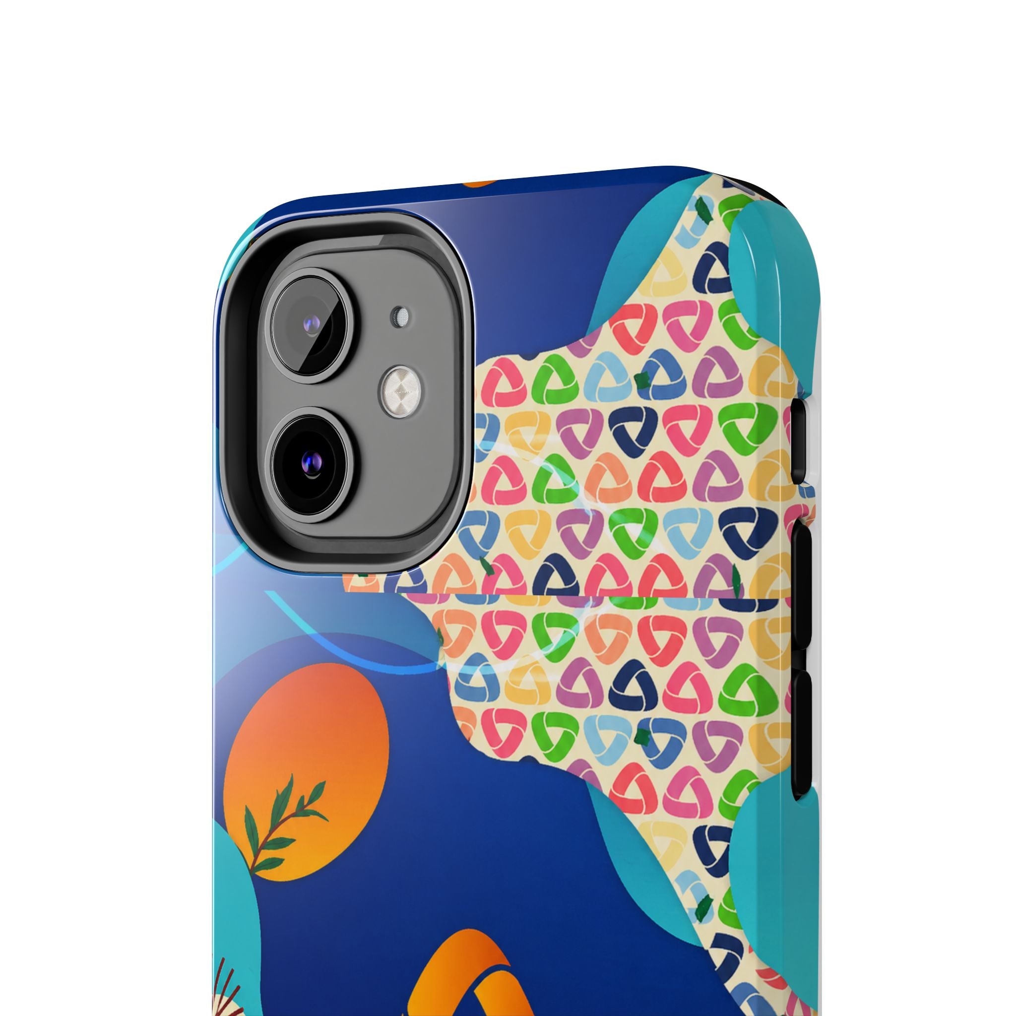 Agile Group Branded Tough Phone Case — Colorful Botanical Logo Design