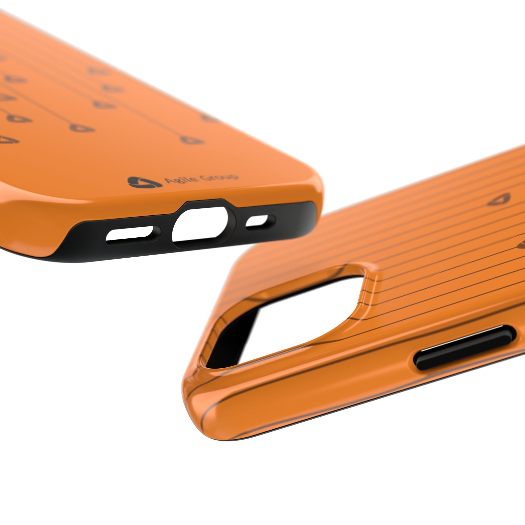 Phone Case — Orange Hanging Charm Pattern Tough Protective Case