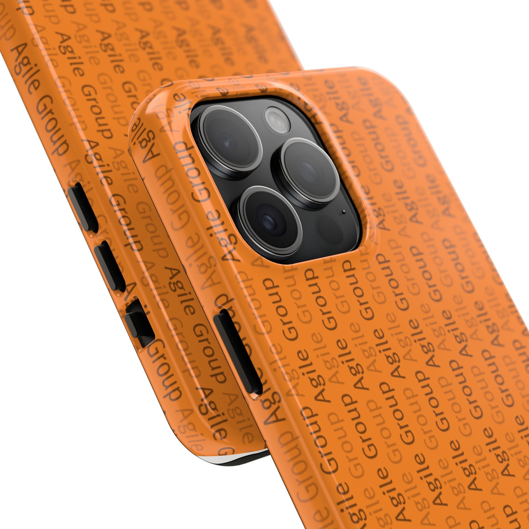 Tough Phone Case — Orange Branded 'Agile Group' Protective Cover